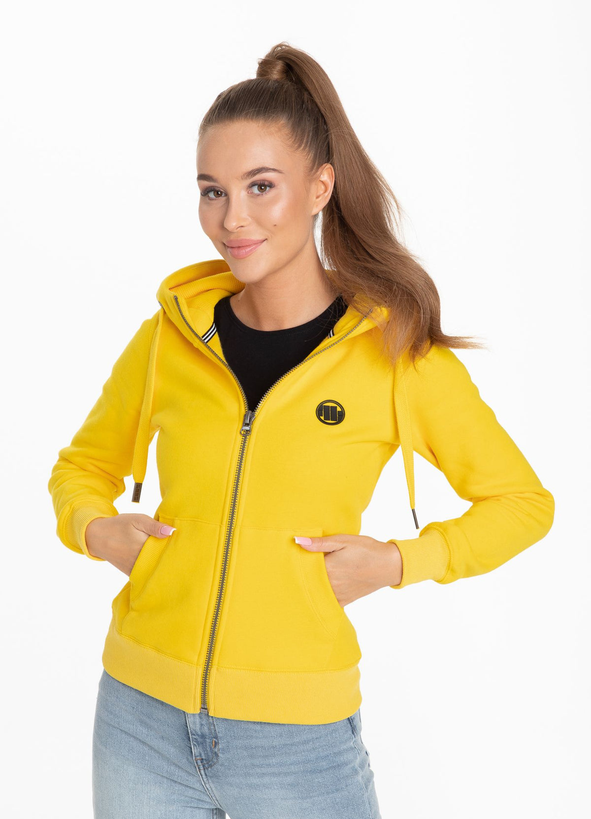 Women&#39;s zip-up hoodie Small Logo