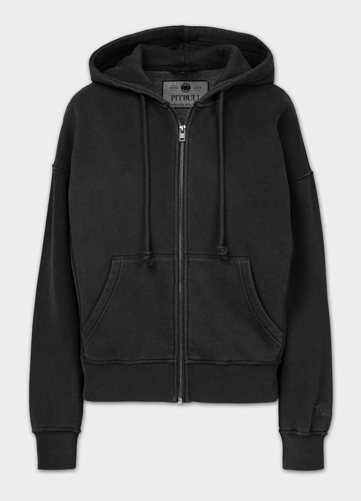 Zip-up hoodie Washed LOVIA