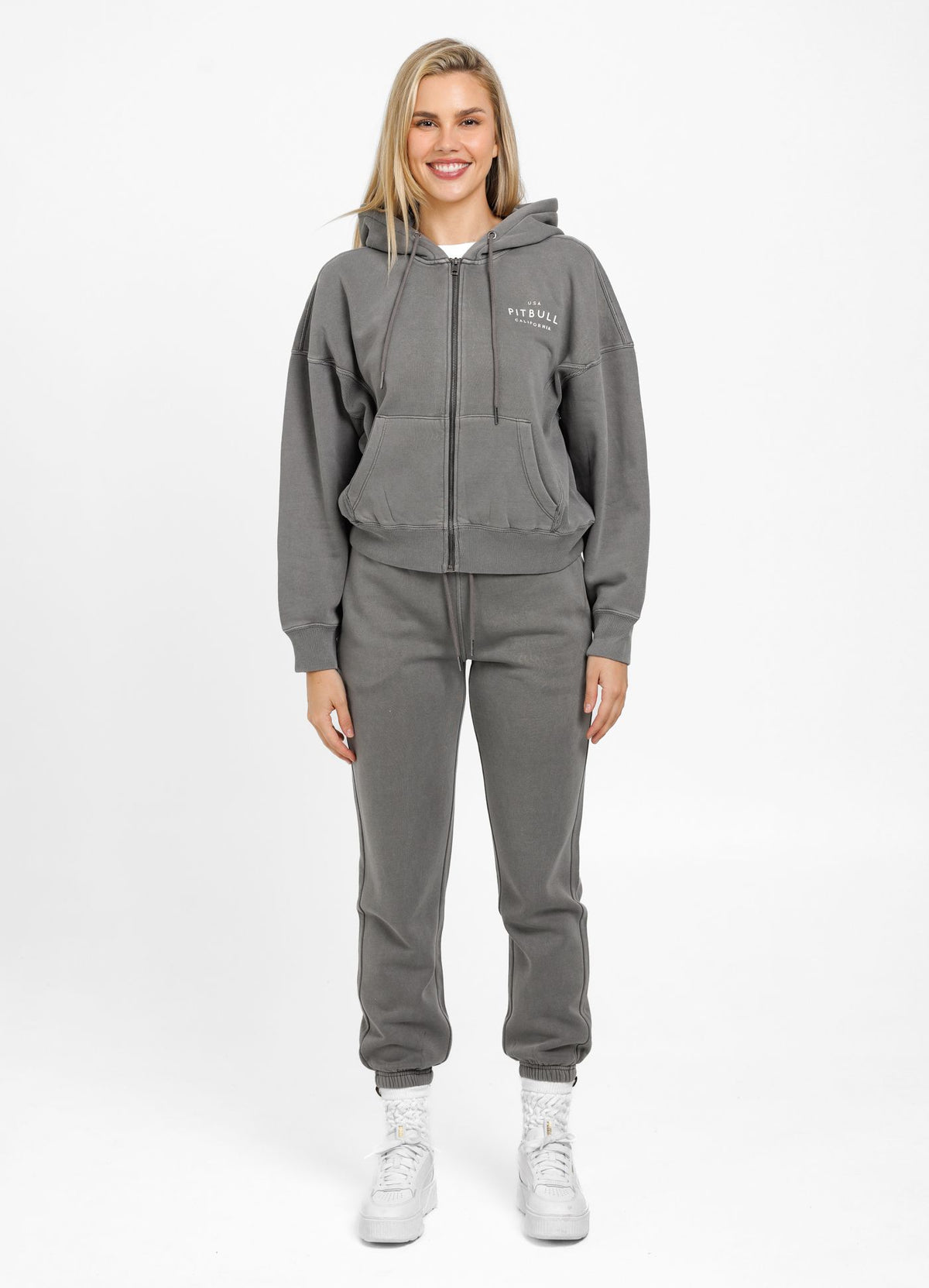 Women&#39;s zip-up hoodie Washed Manzanita