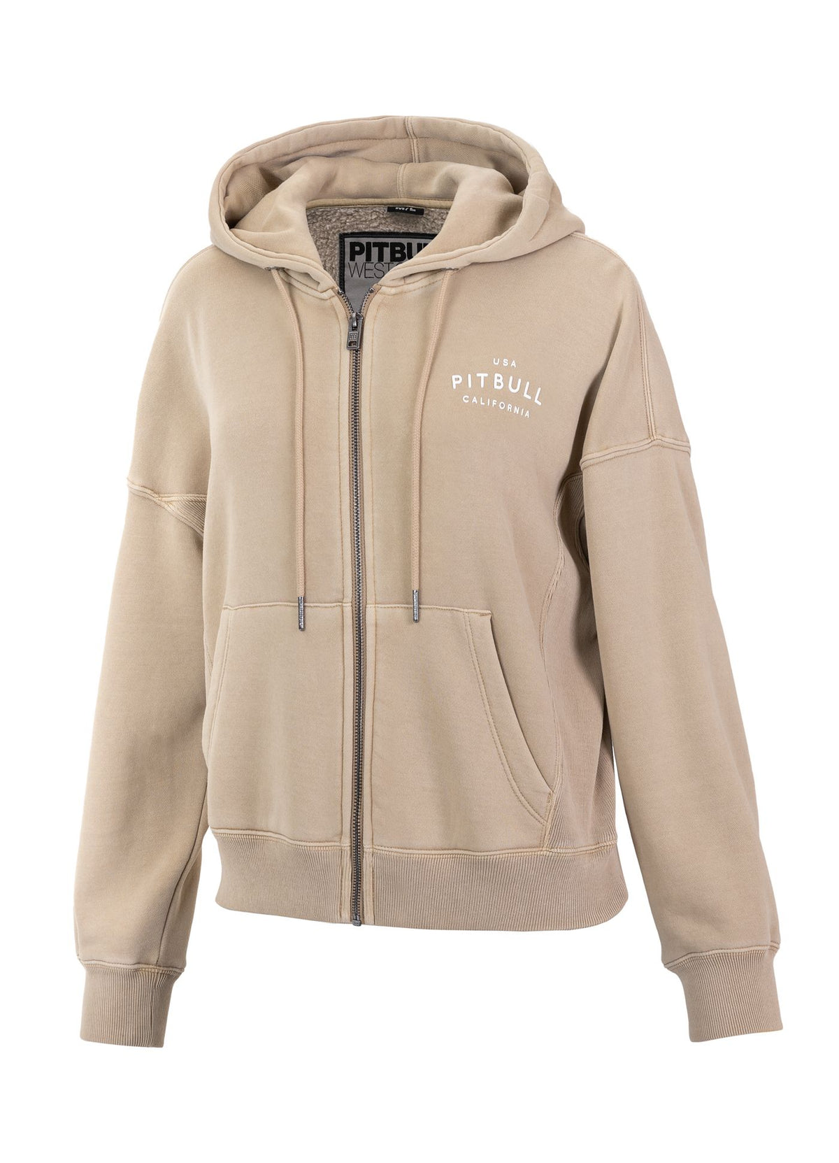 Women&#39;s zip-up hoodie Washed Manzanita