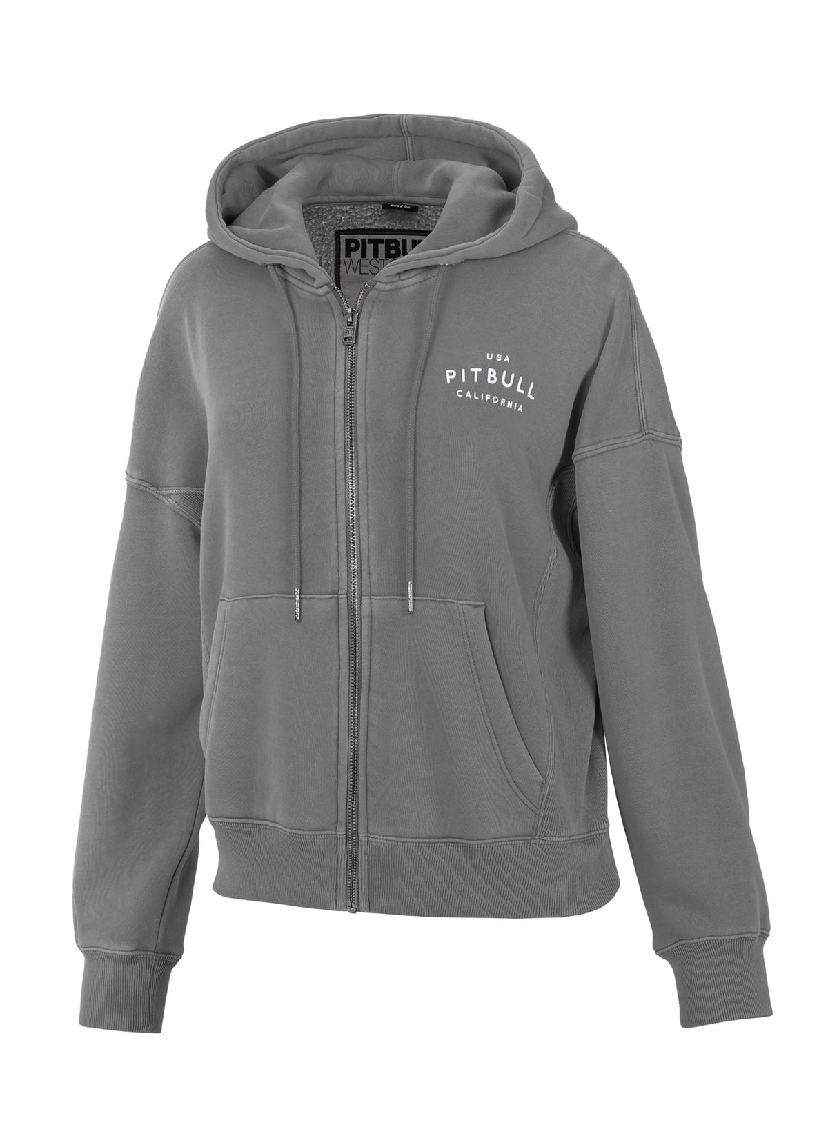 Women&#39;s zip-up hoodie Washed Manzanita