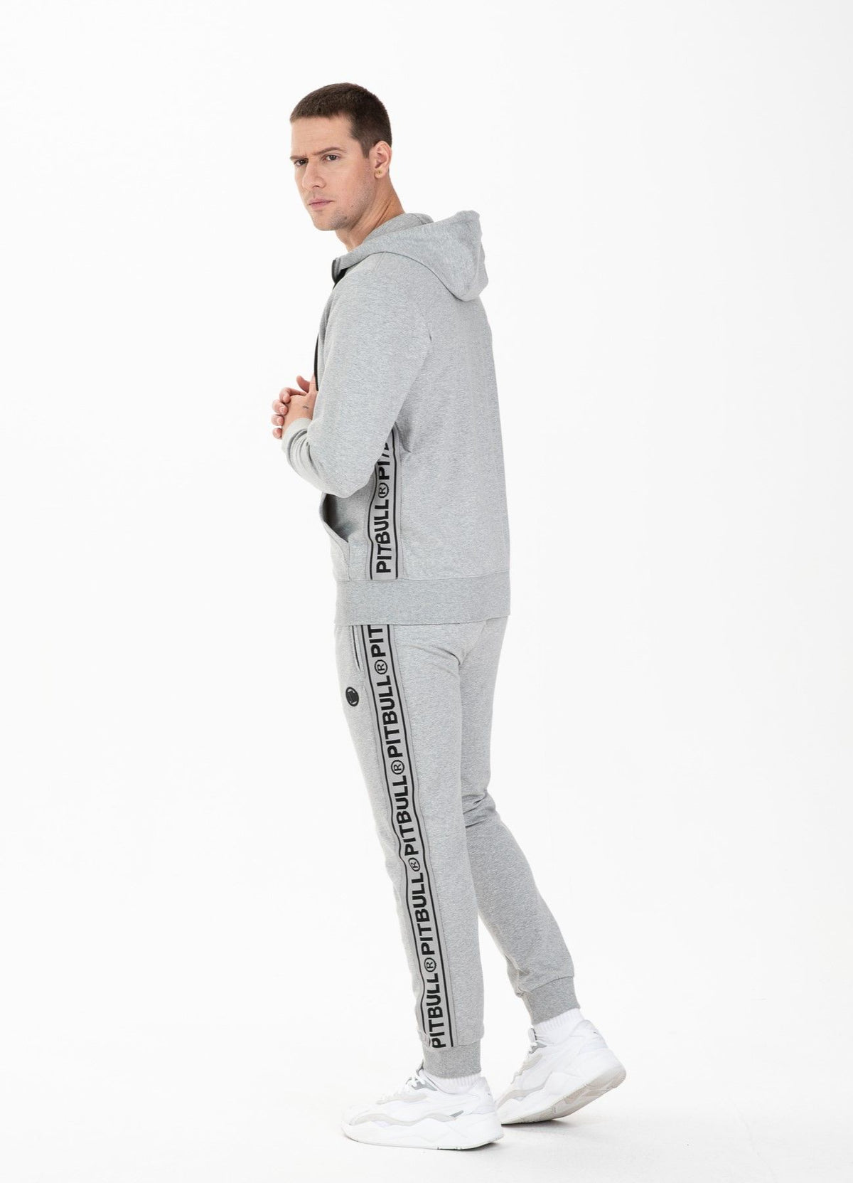 Men&#39;s Zip-up hoodie French Terry Small Logo