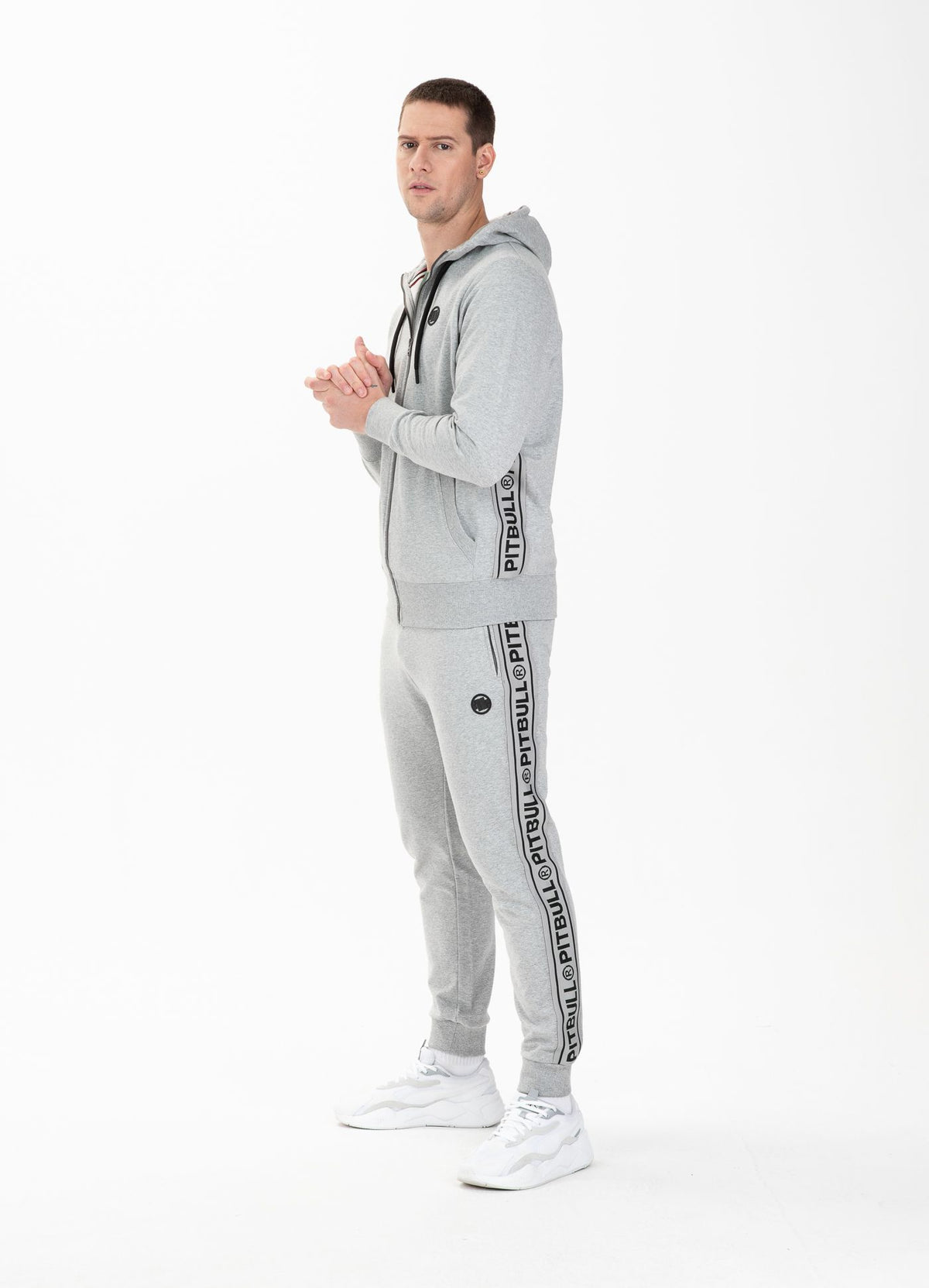 Men&#39;s Zip-up hoodie French Terry Small Logo