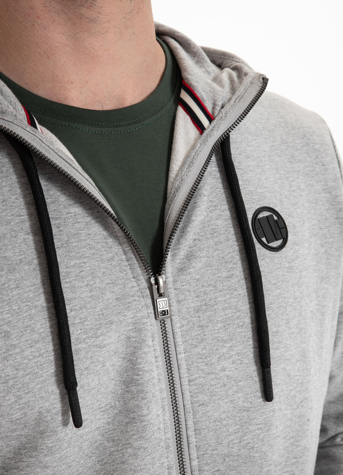 Men&#39;s Zip-up hoodie French Terry Small Logo