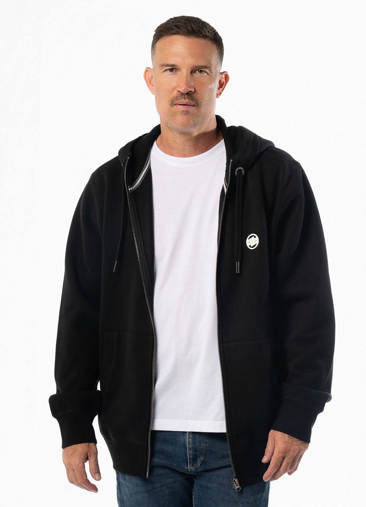 Zip-up hoodie SMALL LOGO