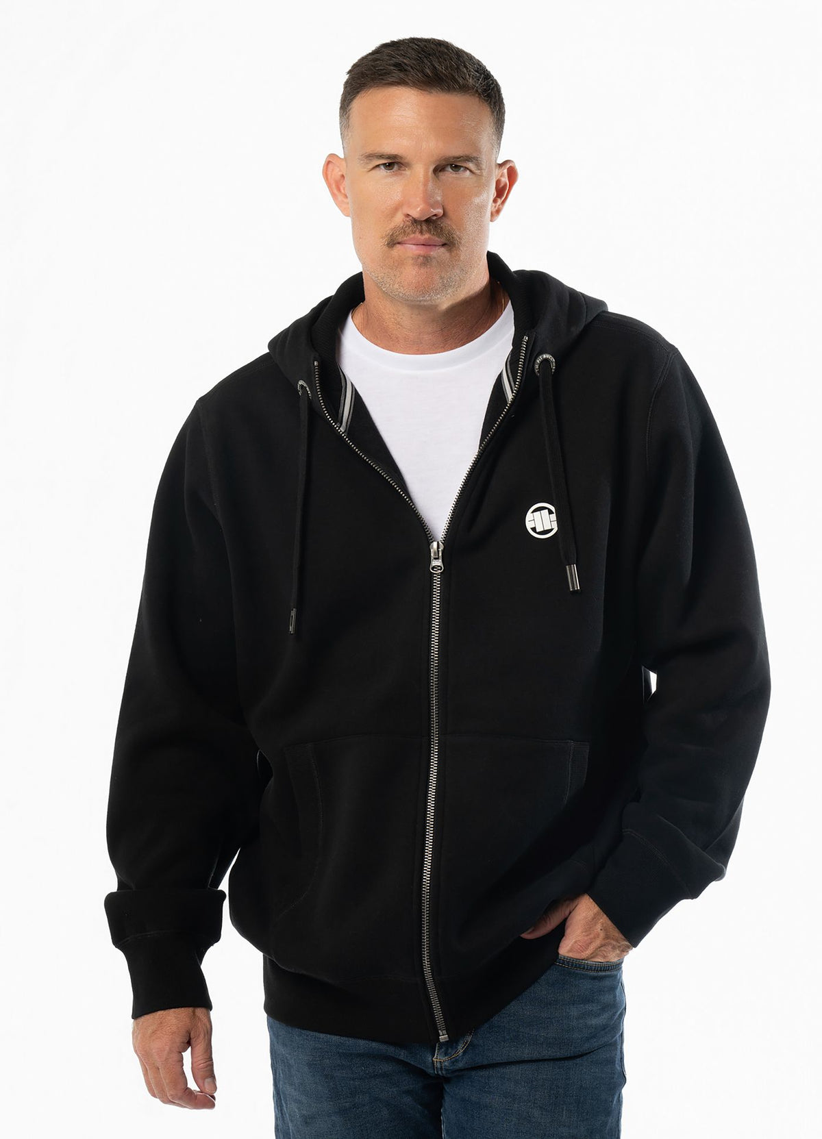 Zip-up hoodie SMALL LOGO