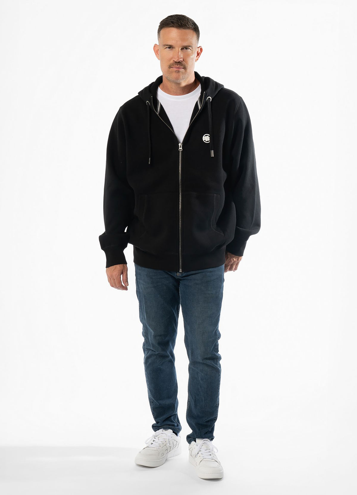 Zip-up hoodie SMALL LOGO