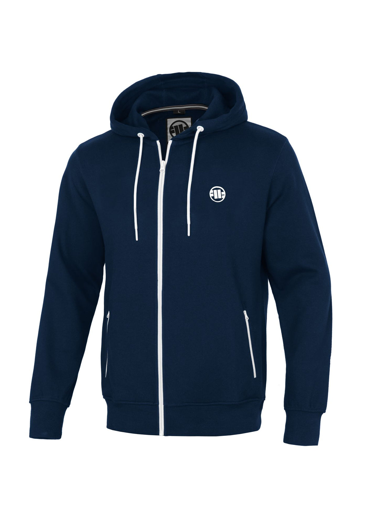 Men&#39;s Zip-up hoodie Terry Small Logo