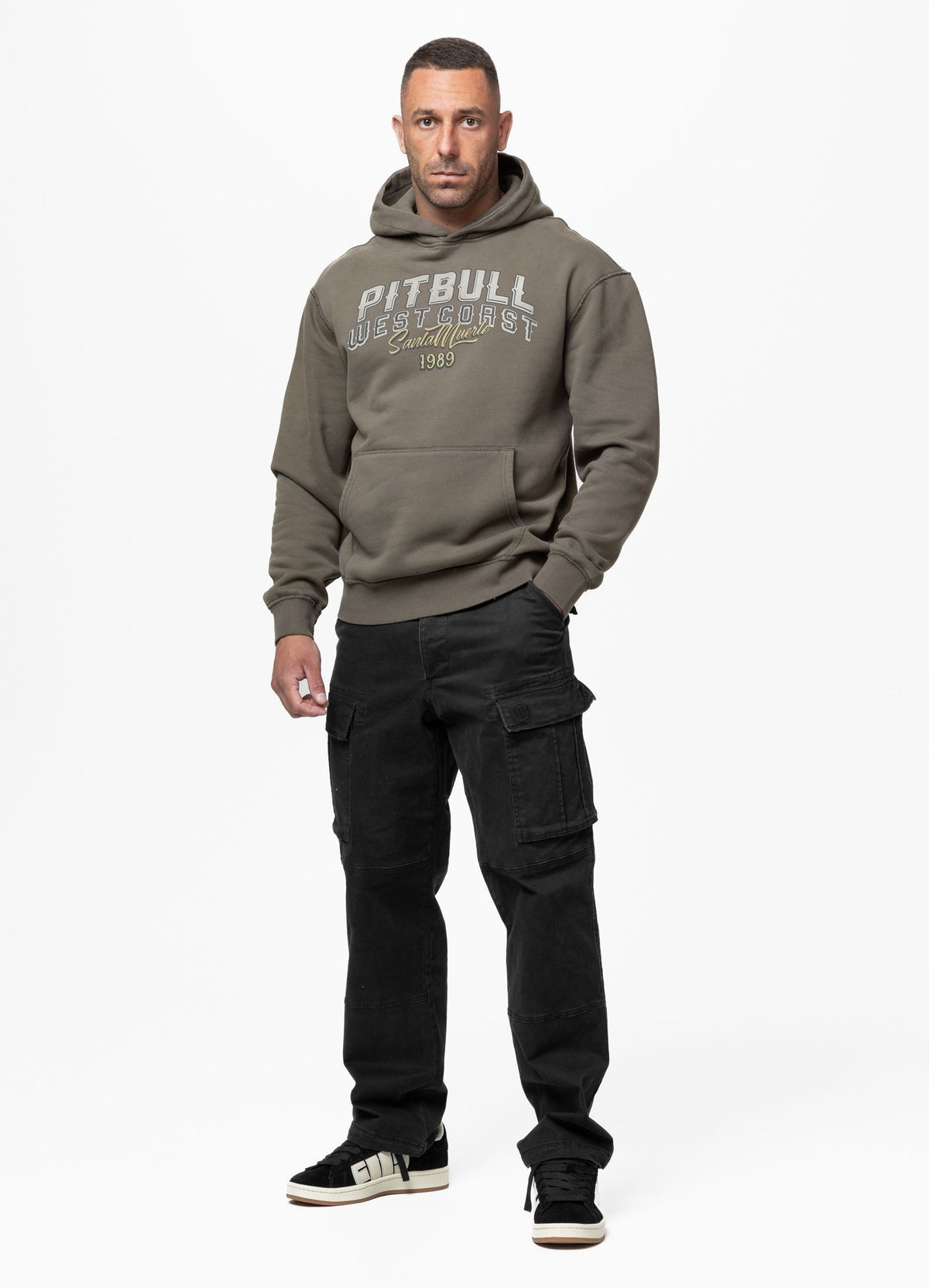 Hoodie Washed SANTA MUERTE