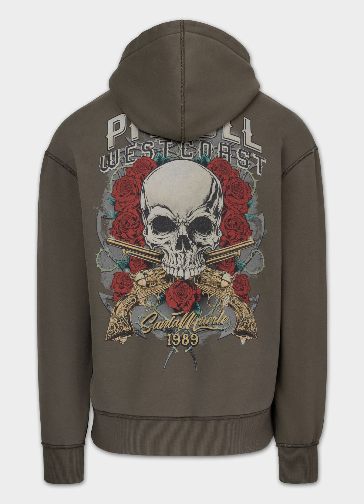 Hoodie Washed SANTA MUERTE