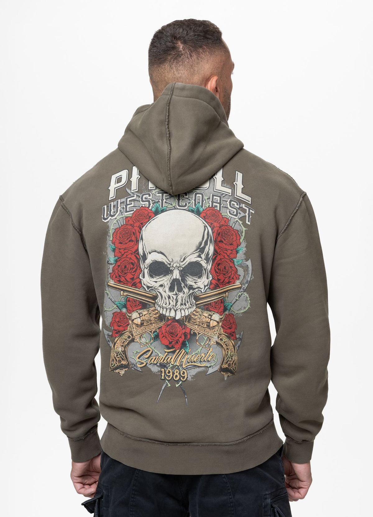 Hoodie Washed SANTA MUERTE