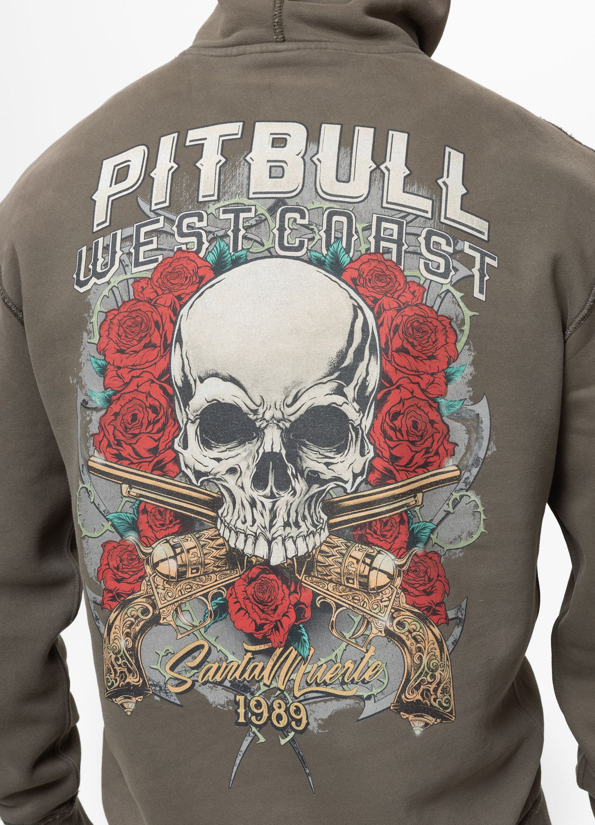 Hoodie Washed SANTA MUERTE