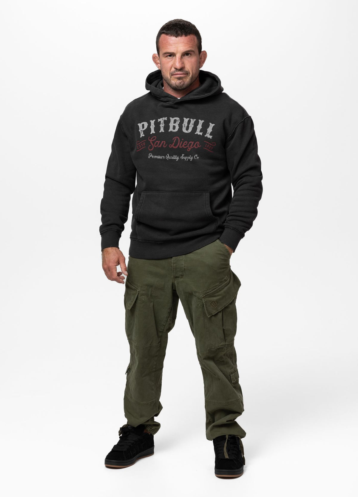 Hoodie Washed STRENGTH & RESPECT