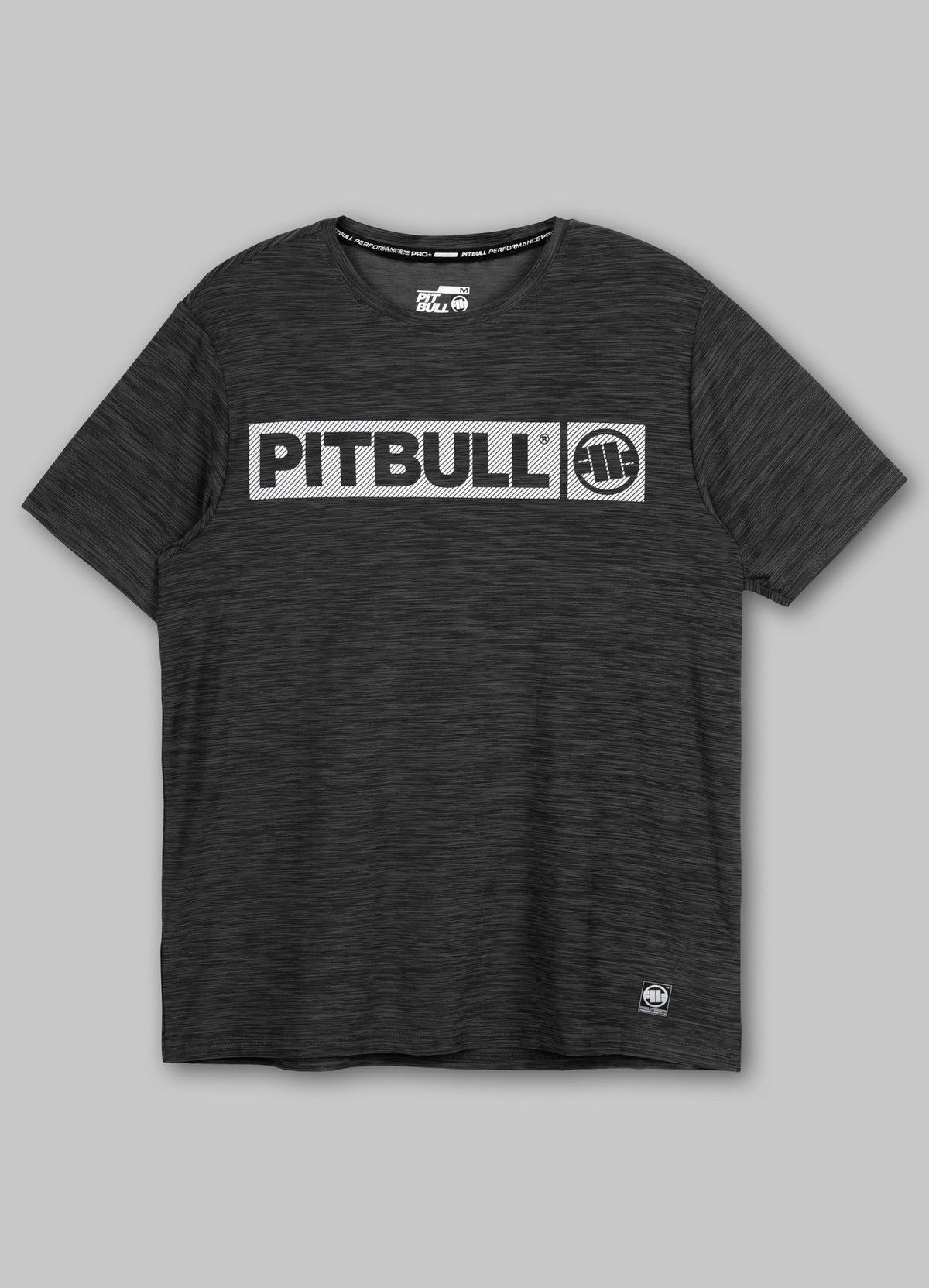 Men&#39;s T-Shirt Casual Sport Hilltop - Black Melange