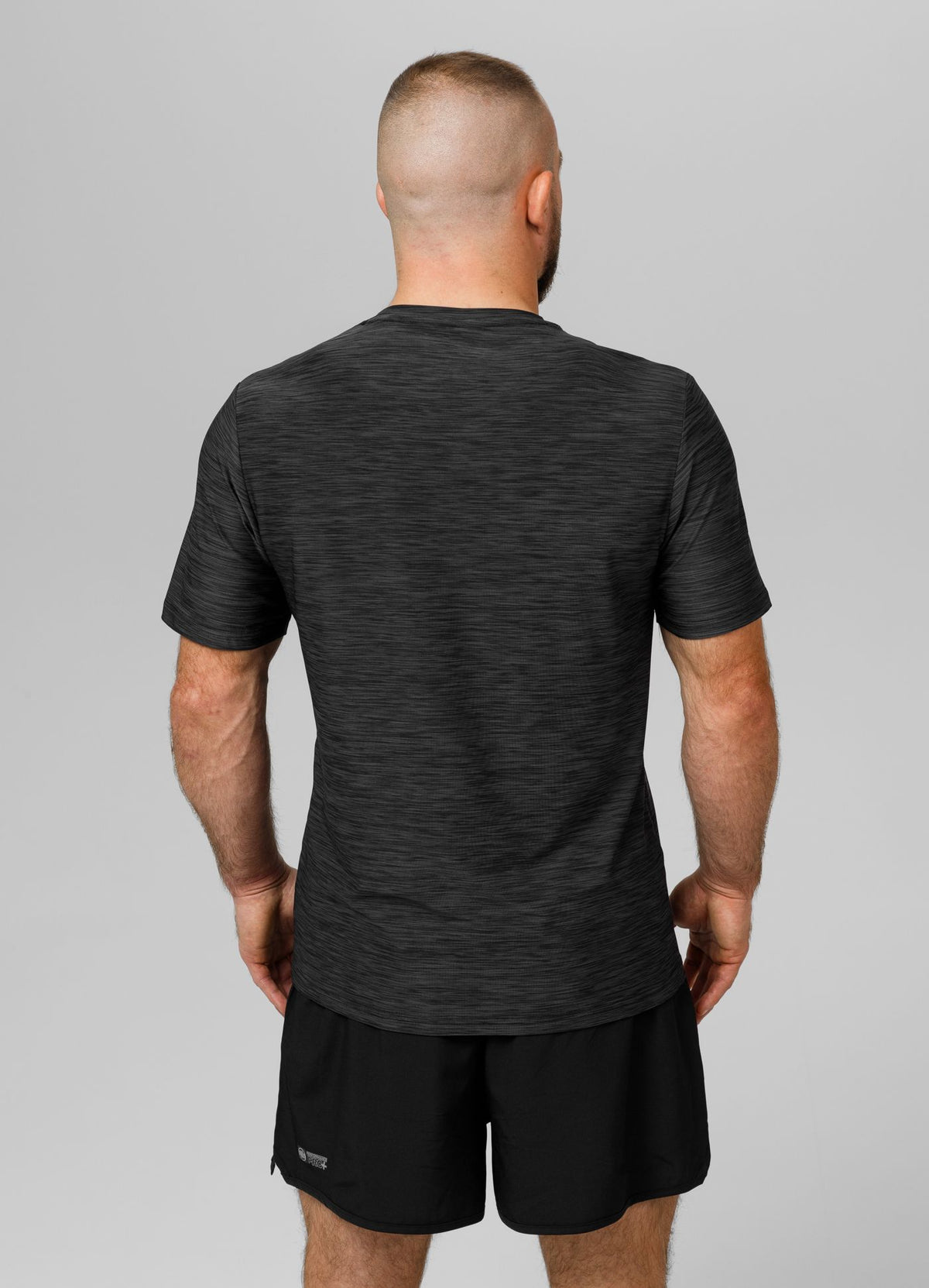Men&#39;s T-Shirt Casual Sport Hilltop - Black Melange