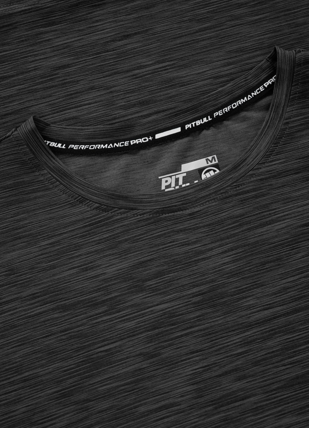 Men&#39;s T-Shirt Casual Sport Small Logo - Black Melange