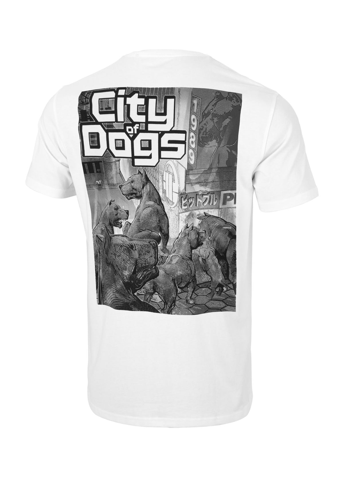 Men&#39;s T-Shirt CITY OF DOGS - Black