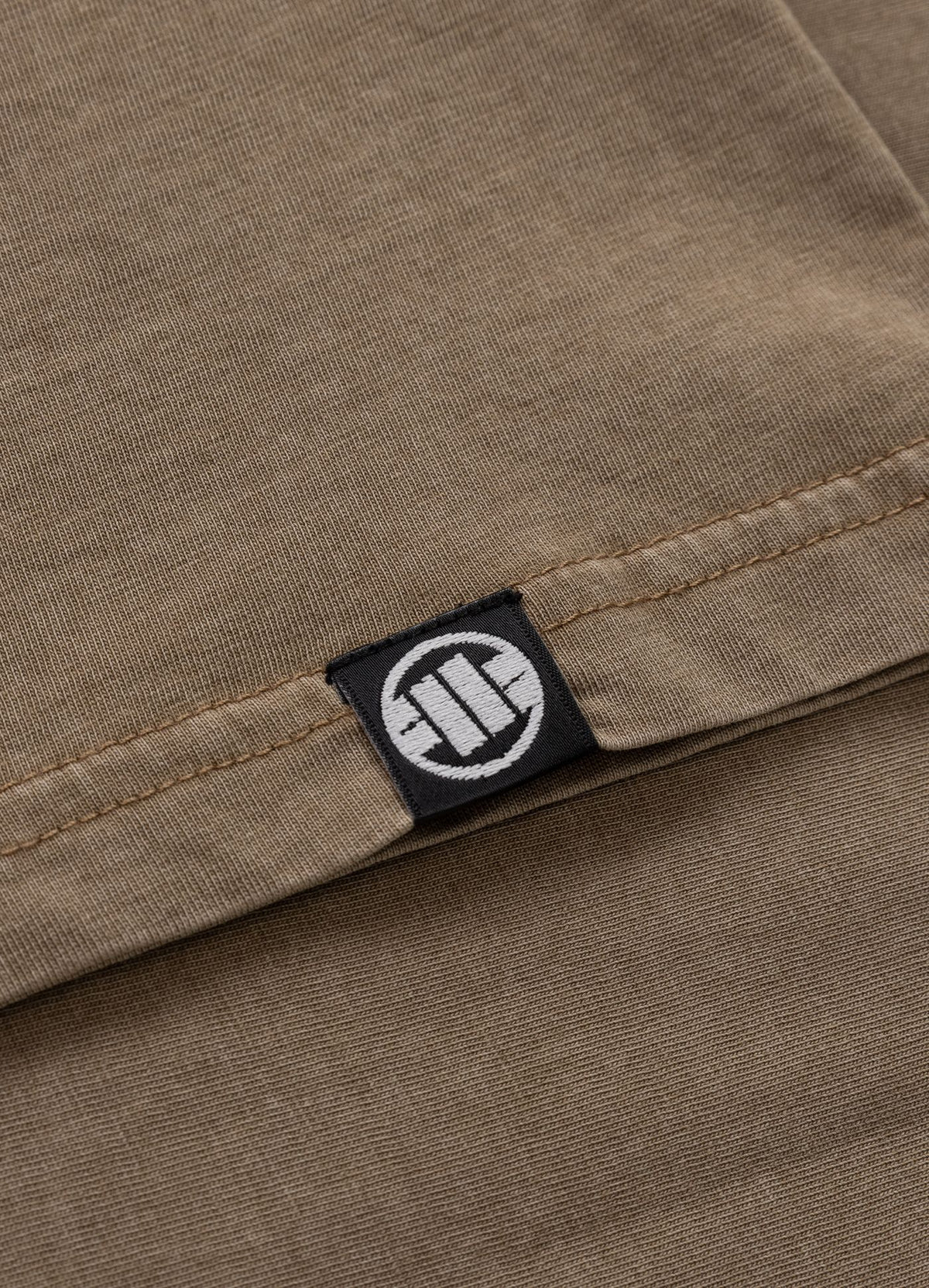 Women's T-Shirt Denim Washed ANGEL LOGO - Coyote brown