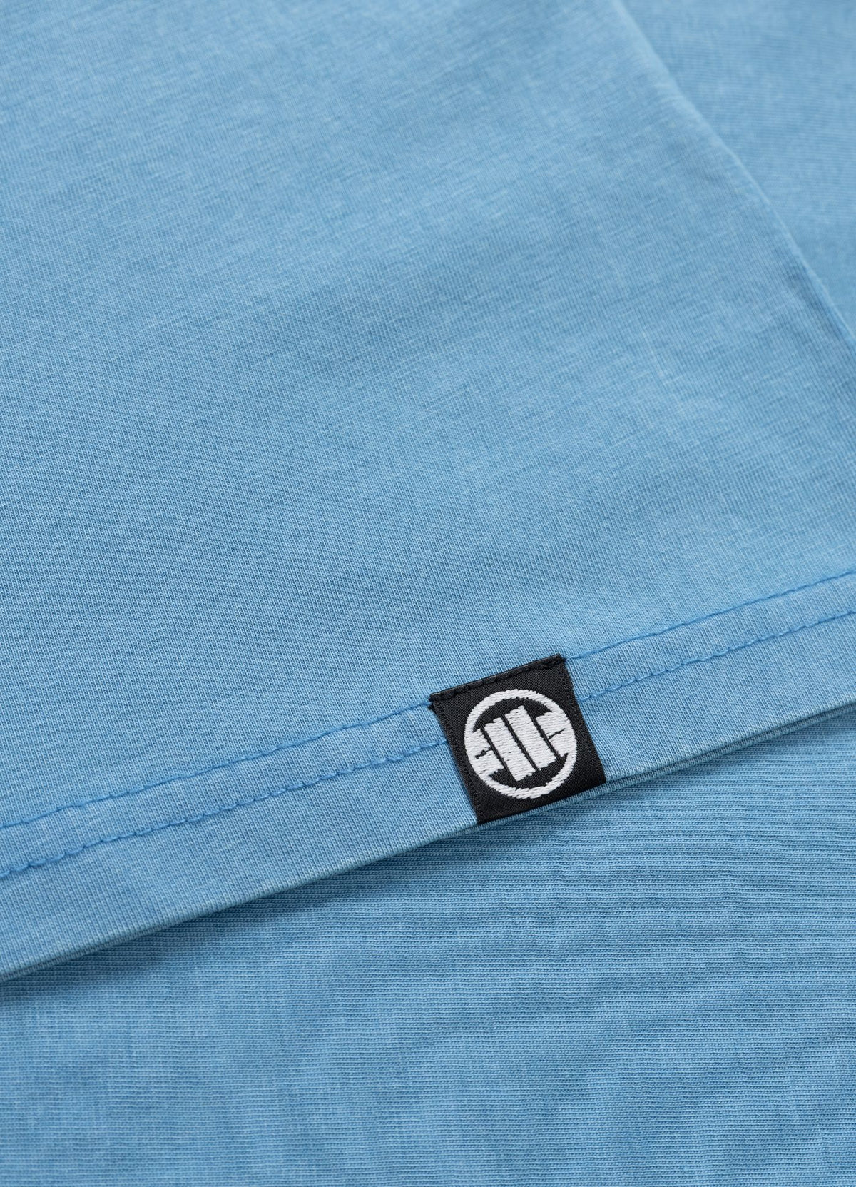 Women's T-Shirt Denim Washed ANGEL LOGO - Light blue