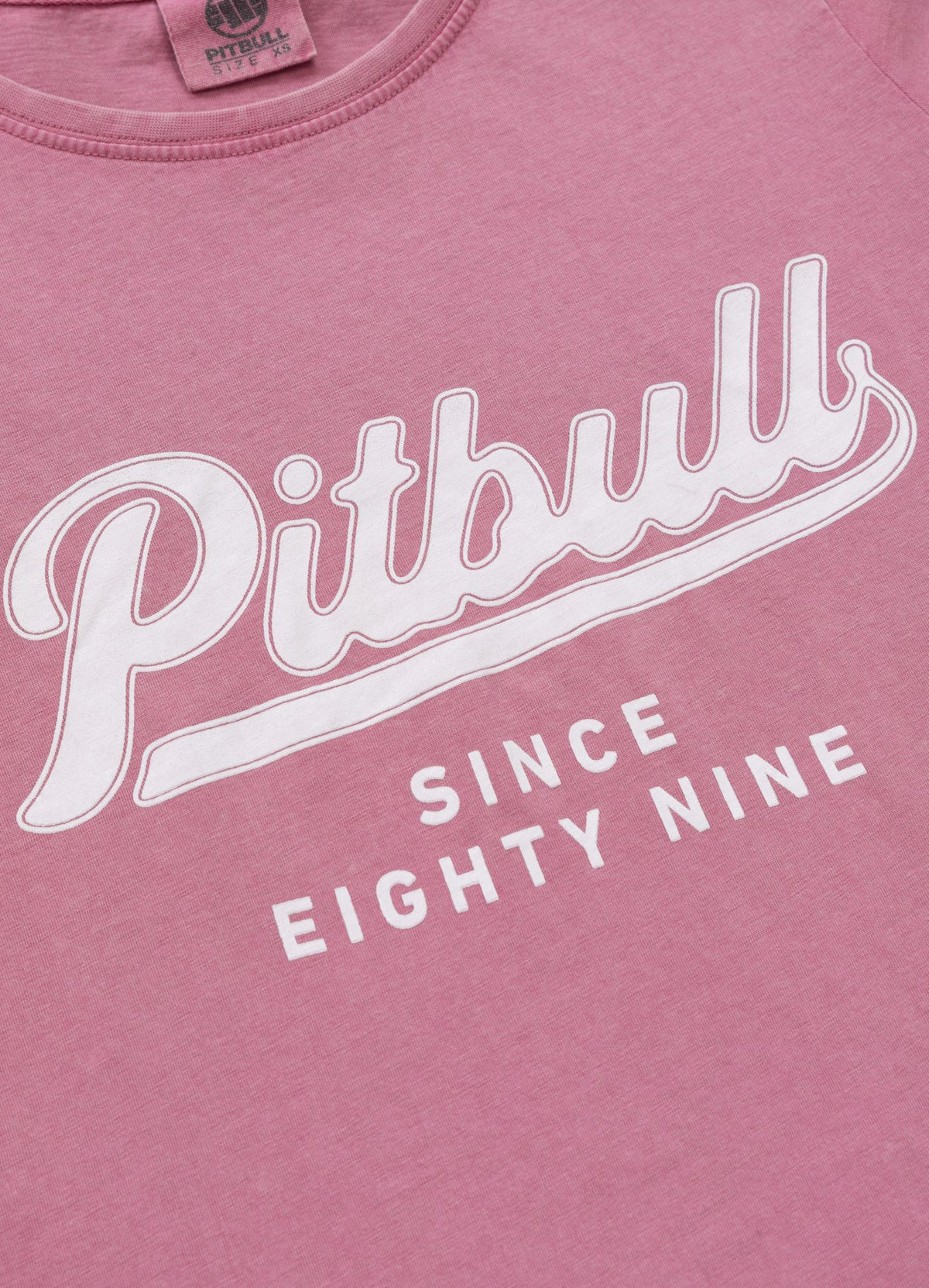 Women's T-Shirt Denim Washed ANGEL LOGO - Pink