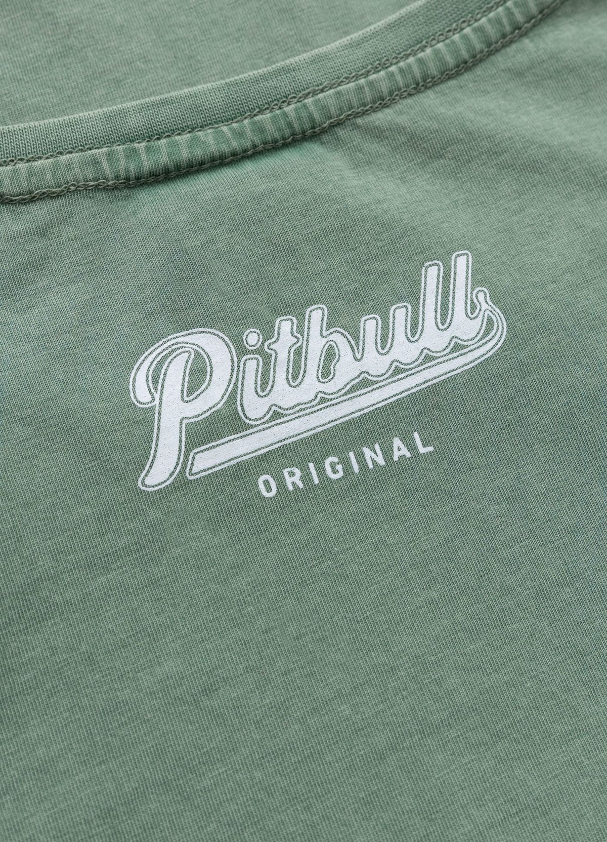 Women's T-Shirt Denim Washed ANGEL LOGO - Green