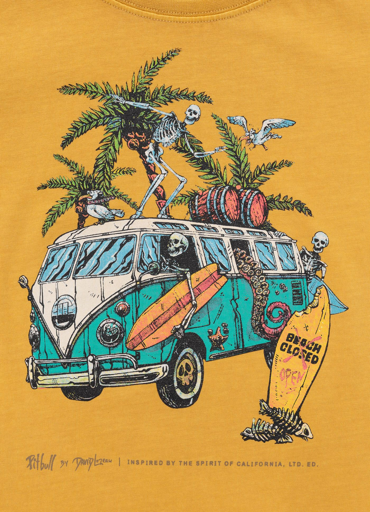Women&#39;s T-Shirt Denim Washed BEACHBREAK