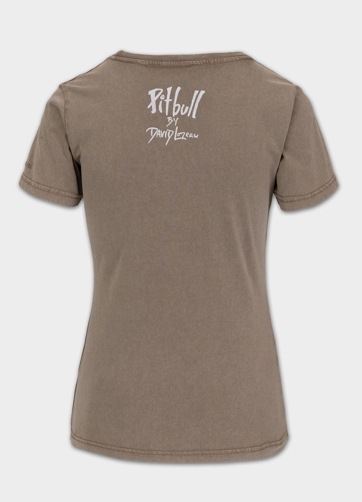 Women&#39;s T-Shirt Denim Washed CRUISINANDBOOZIN - Dark brown