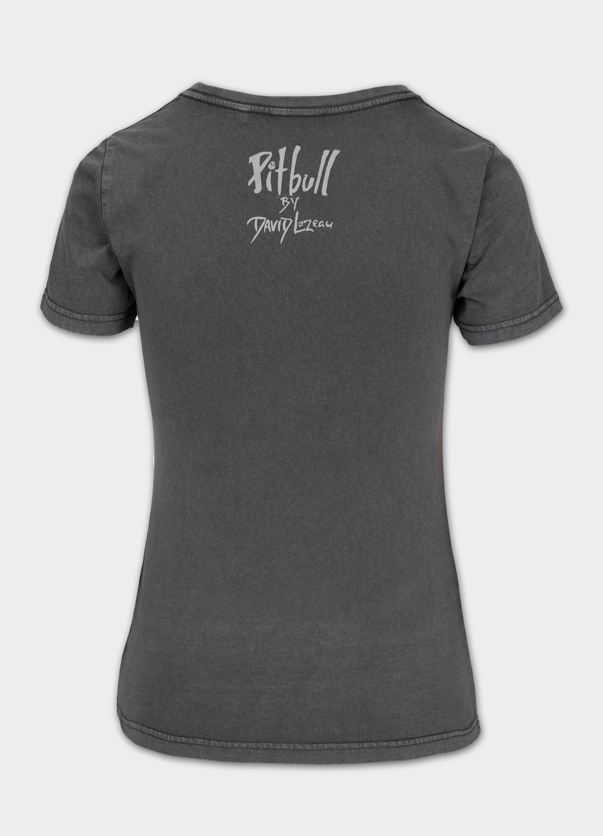 Women&#39;s T-Shirt Denim Washed DOUBLETROUBLE - Graphit