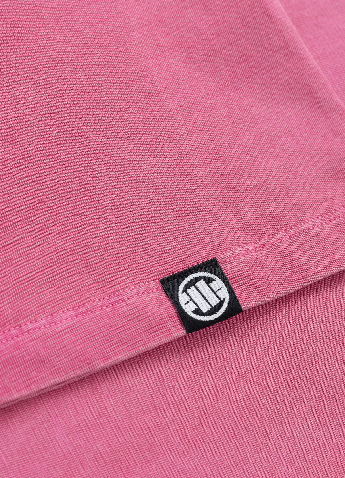 Women&#39;s T-Shirt Denim Washed DOUBLETROUBLE - Pink