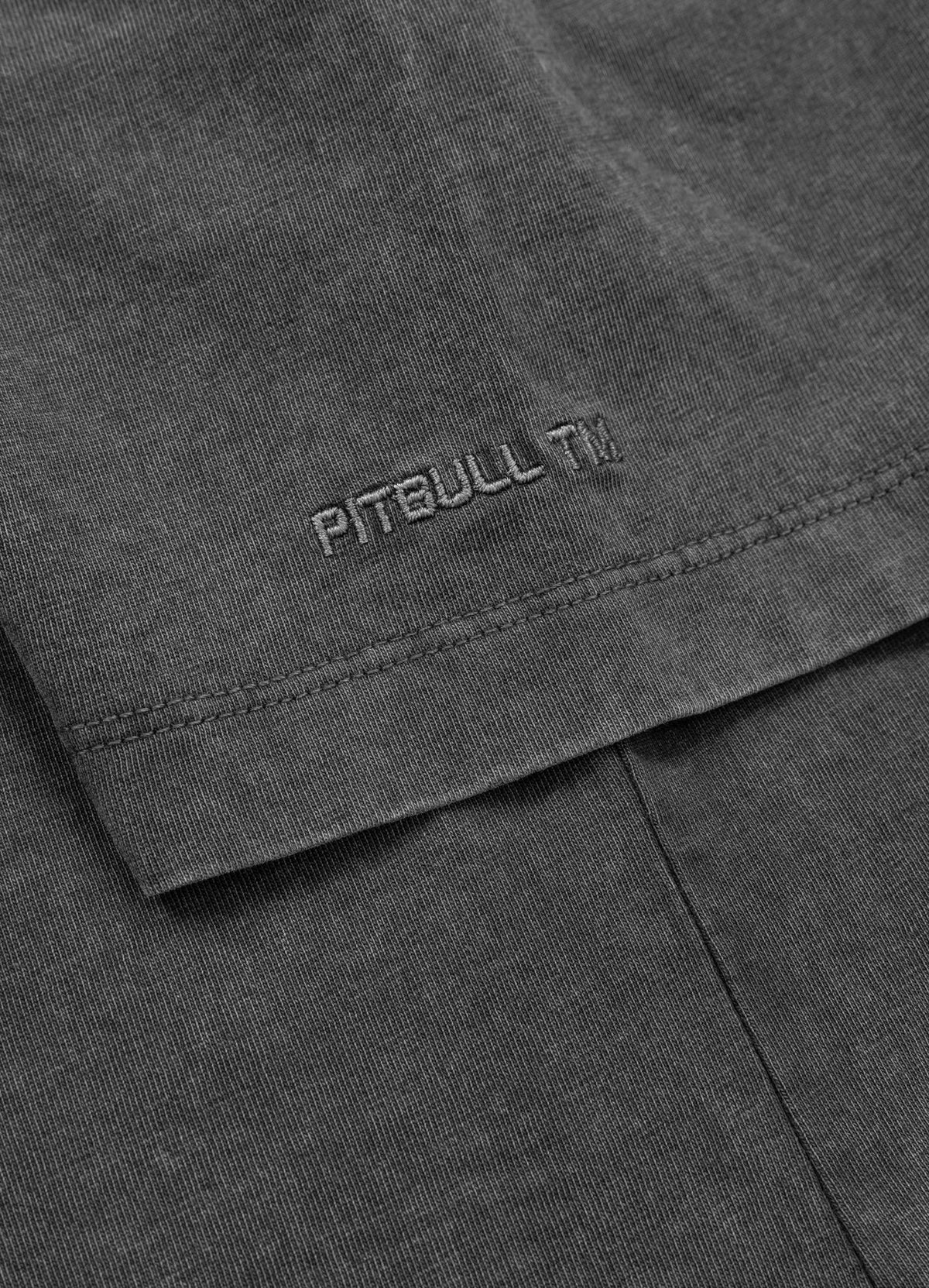 Women&#39;s T-Shirt Denim Washed DOUBLETROUBLE - Graphit