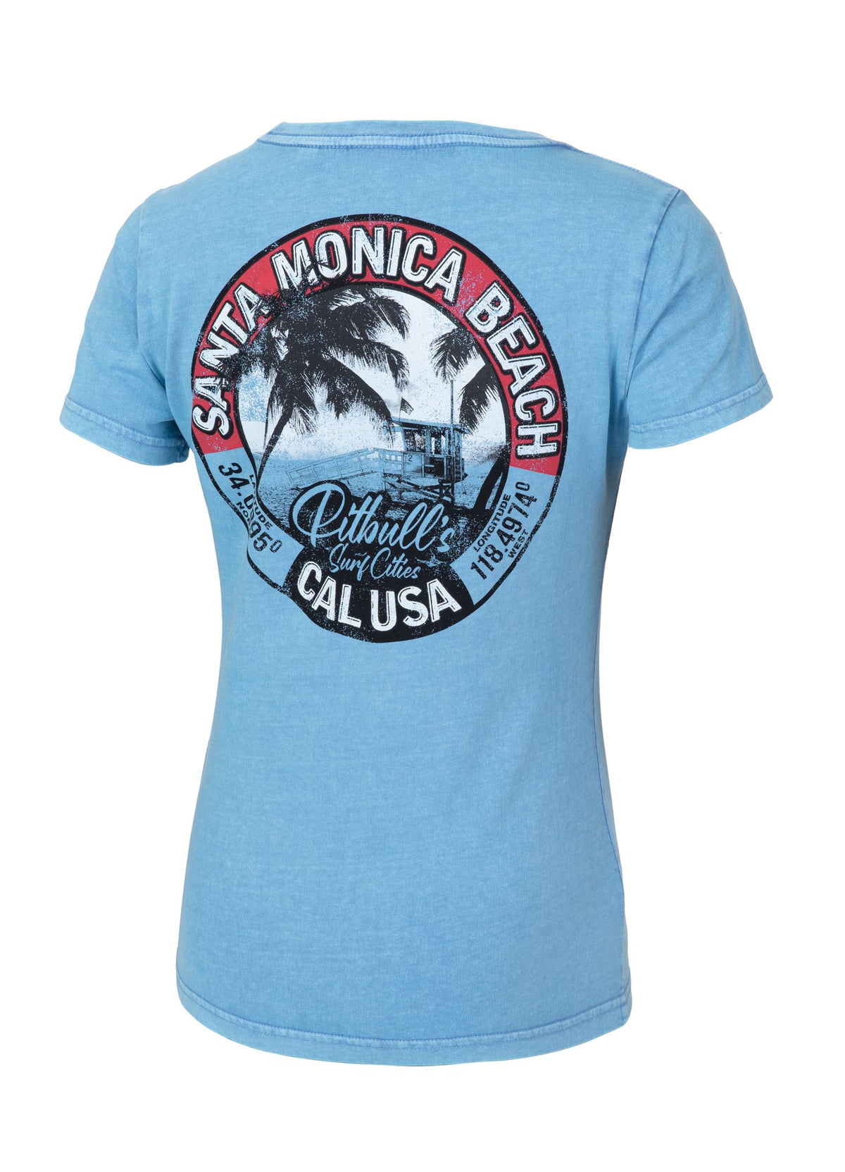 Women&#39;s T-Shirt Denim Washed Oceanside