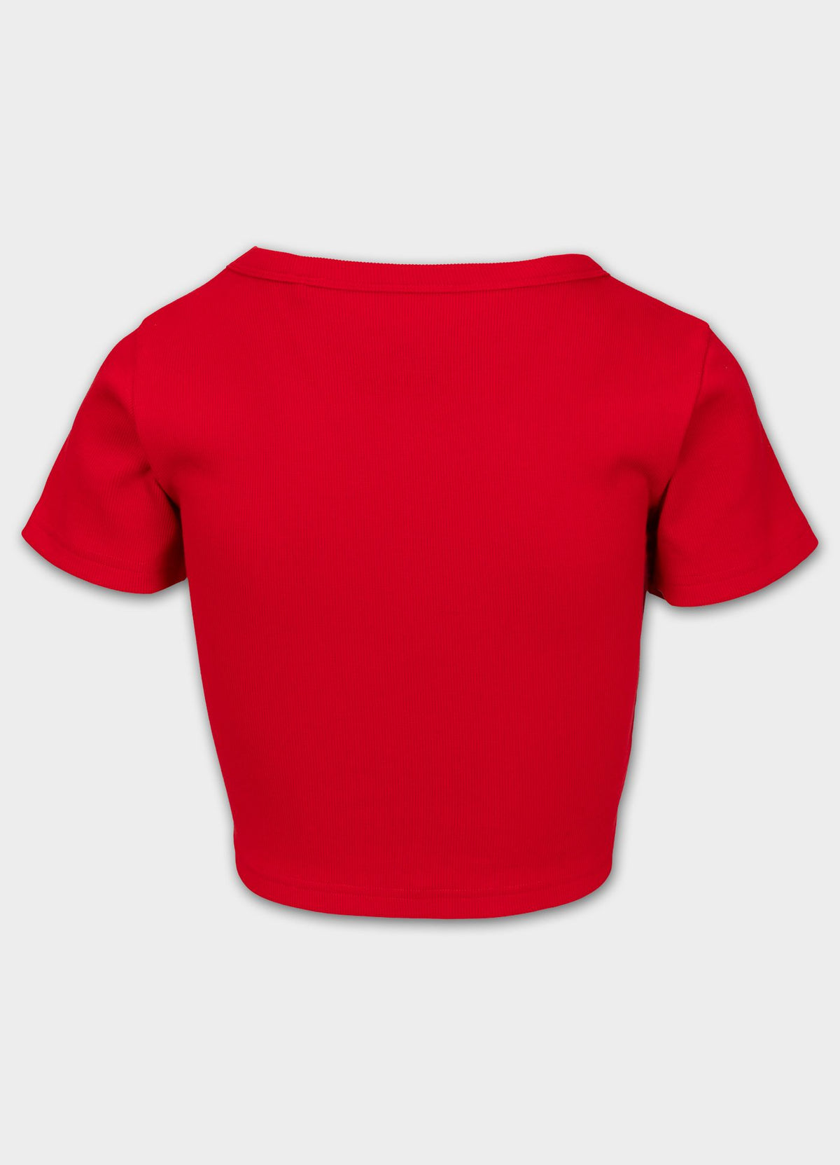 Women&#39;s T-Shirt Rib CROPPED - Red