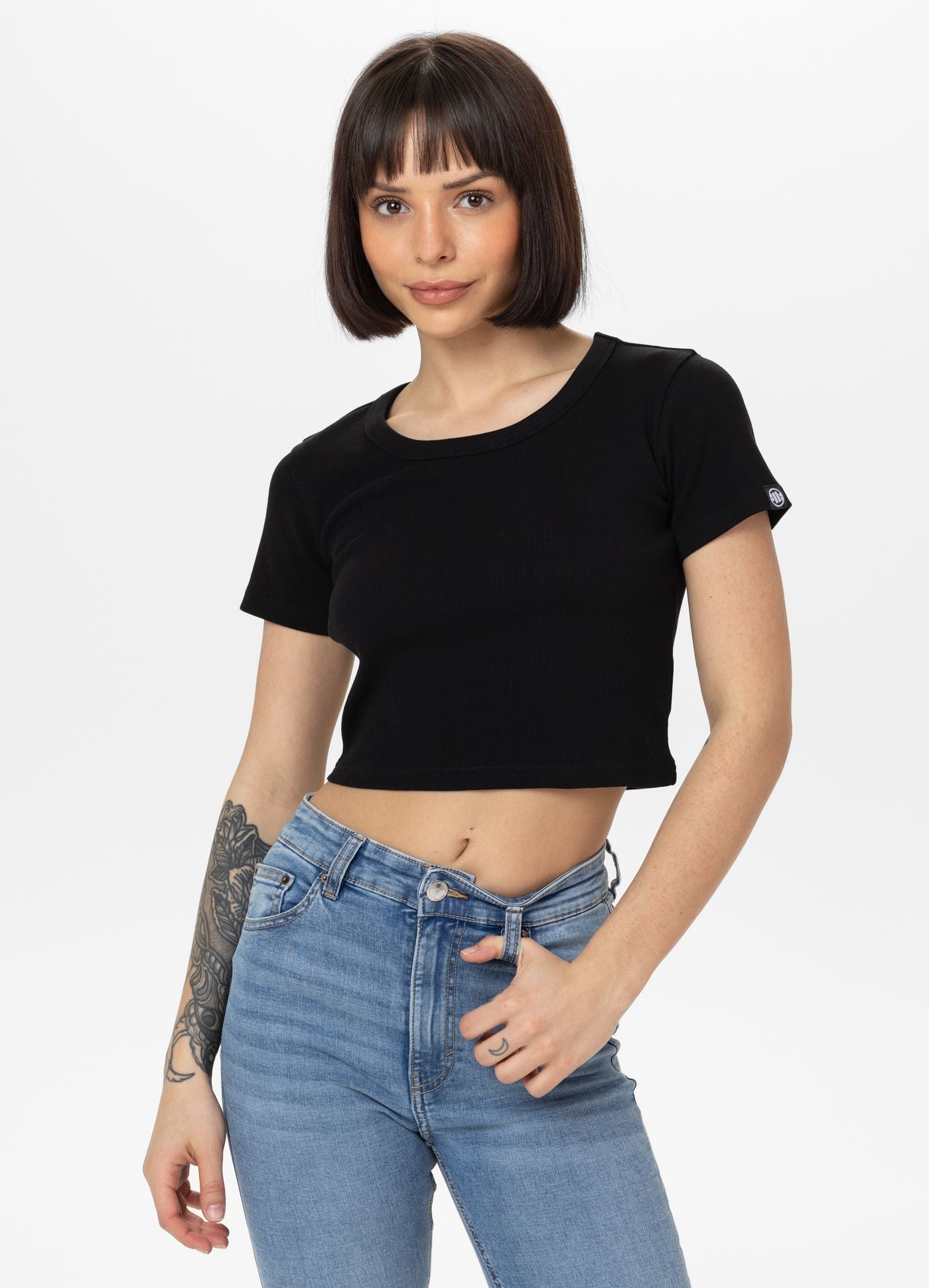 トップス Aries Bullseye Rib Crop Top ARIES ARISE Bullseye Rib Crop Top | ZERO GRAVITY STORE
