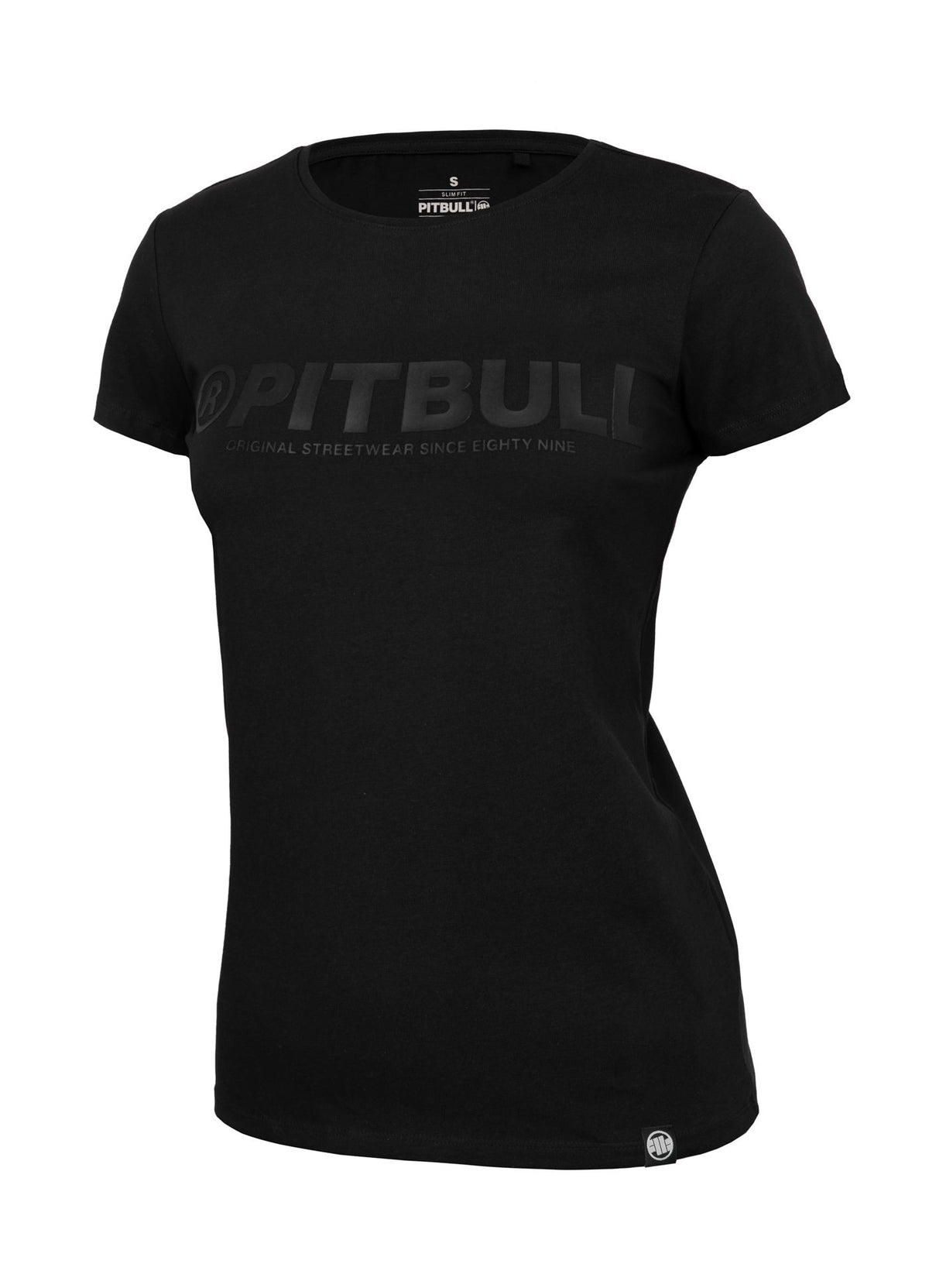 Women&#39;s T-Shirt Slim Fit Pitbull R - Black