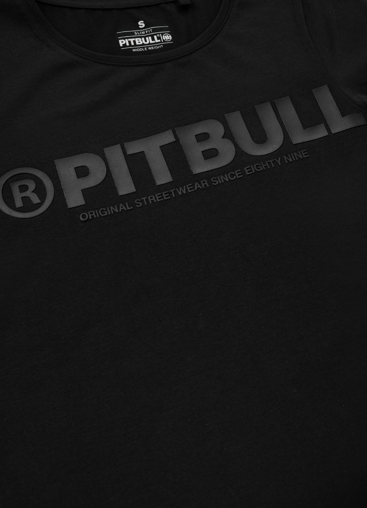 Women&#39;s T-Shirt Slim Fit Pitbull R - Black