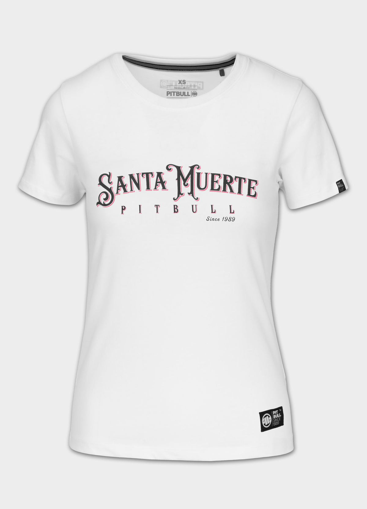 Women's T-Shirt SANTA MUERTE ROSE - White