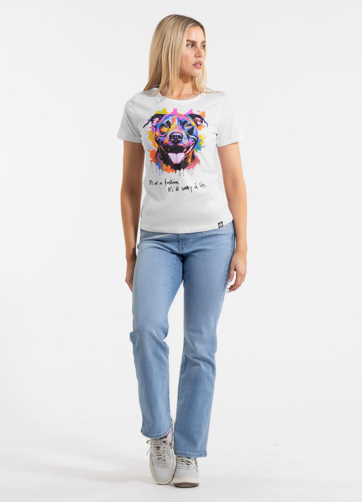 Women&#39;s T-Shirt WATERCOLOR - White