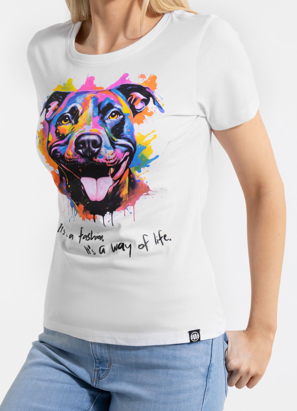 Women&#39;s T-Shirt WATERCOLOR - White