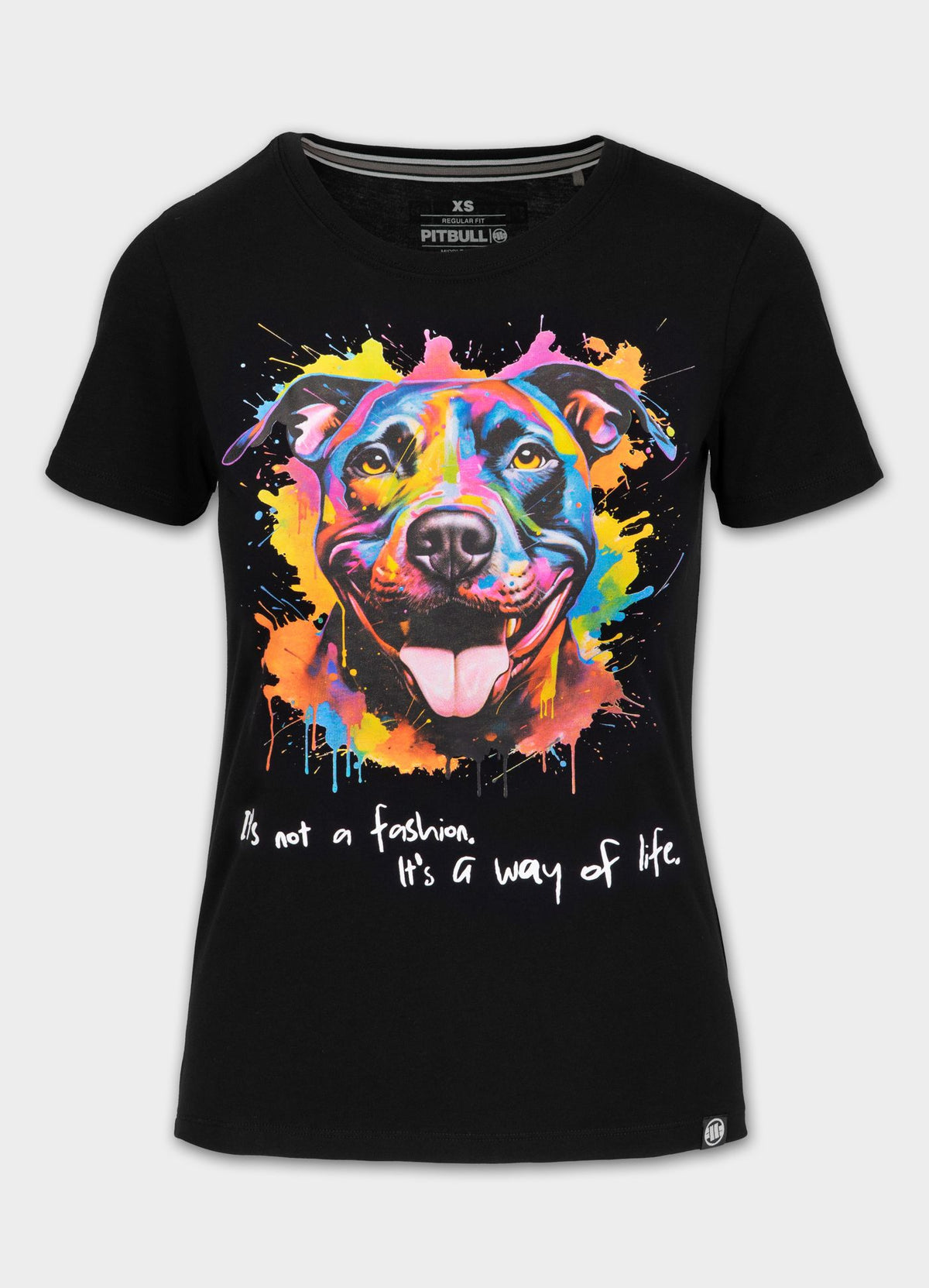 Women&#39;s T-Shirt WATERCOLOR - Black