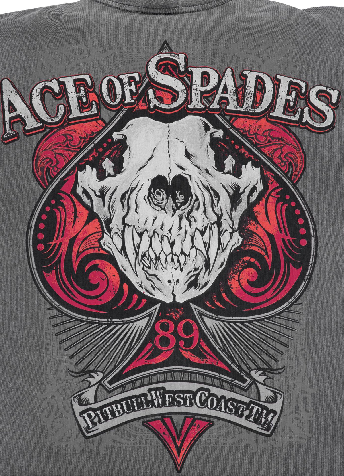 T-Shirt Denim Washed Ace Of Spades II