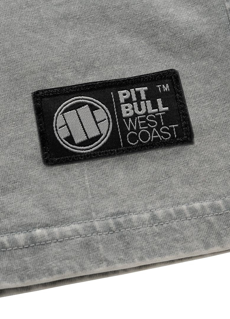 T-Shirt Denim Washed Pitbull USA