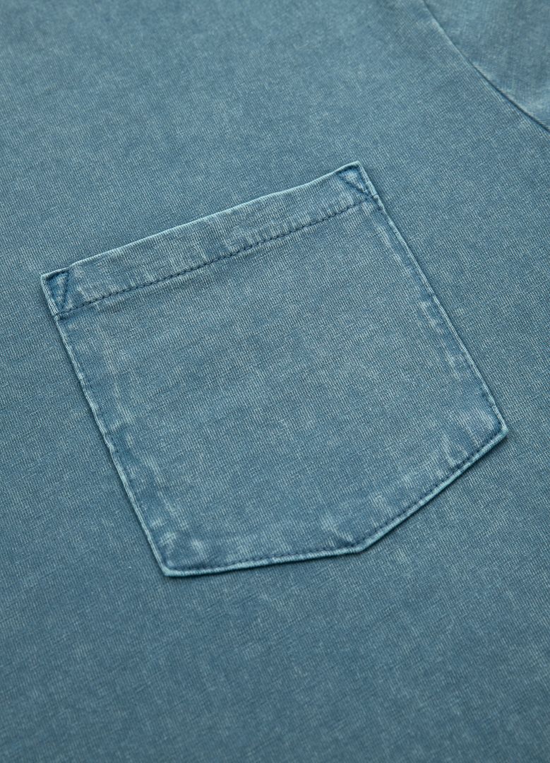 T-Shirt Denim Washed Pocket