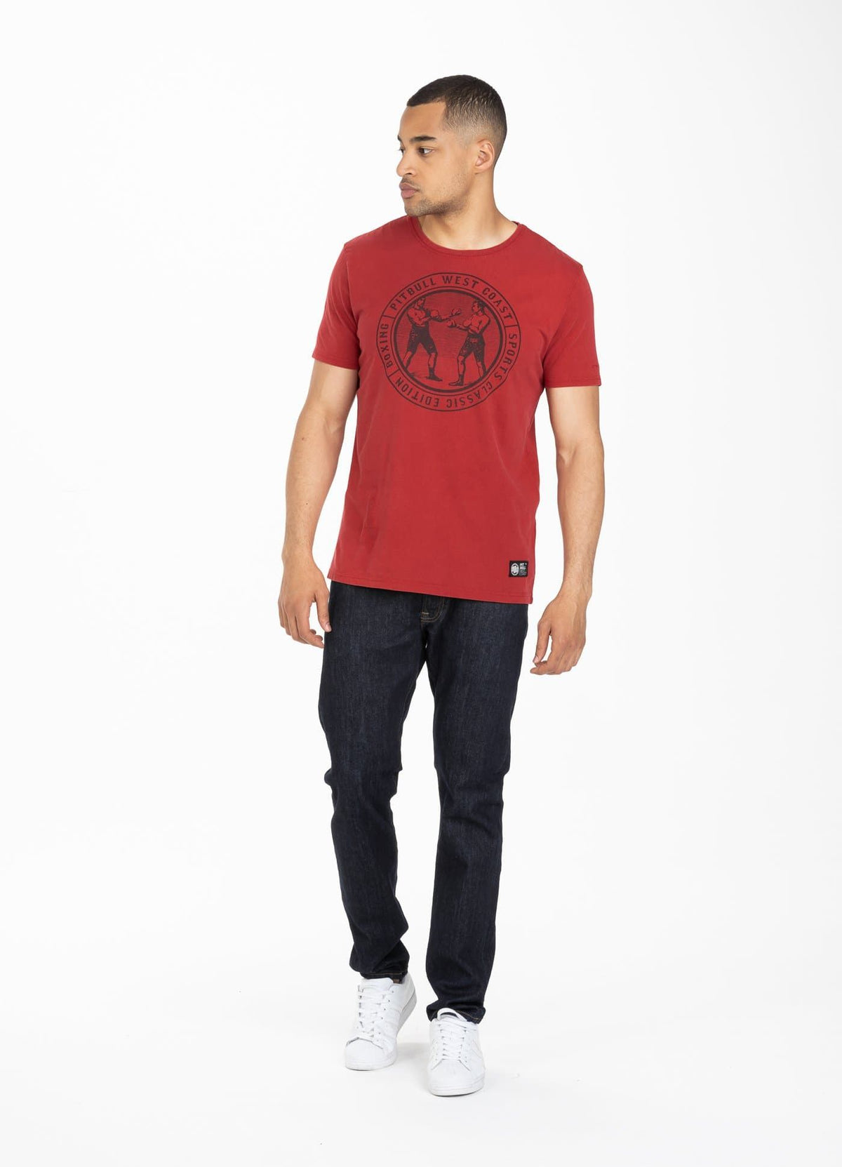 T-Shirt Denim Washed Vintage Boxing