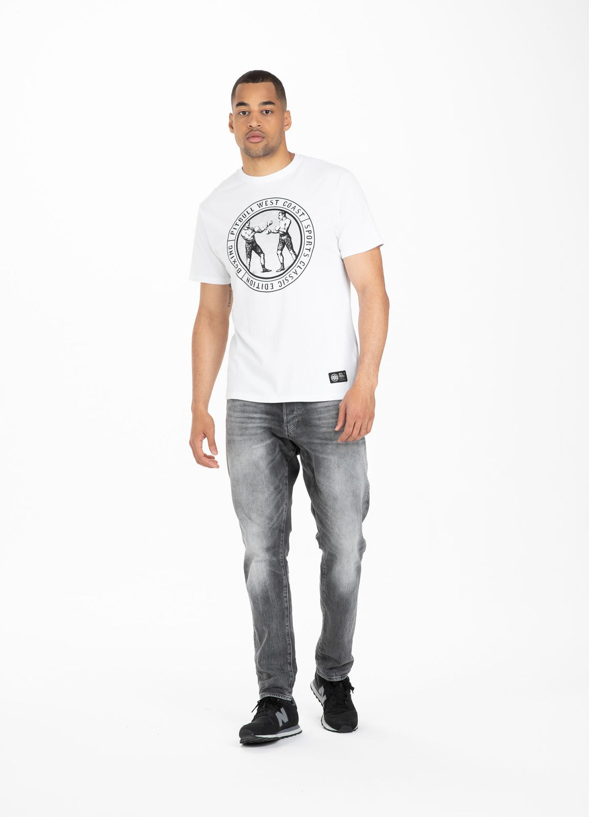 T-Shirt Garment Washed Vintage Boxing