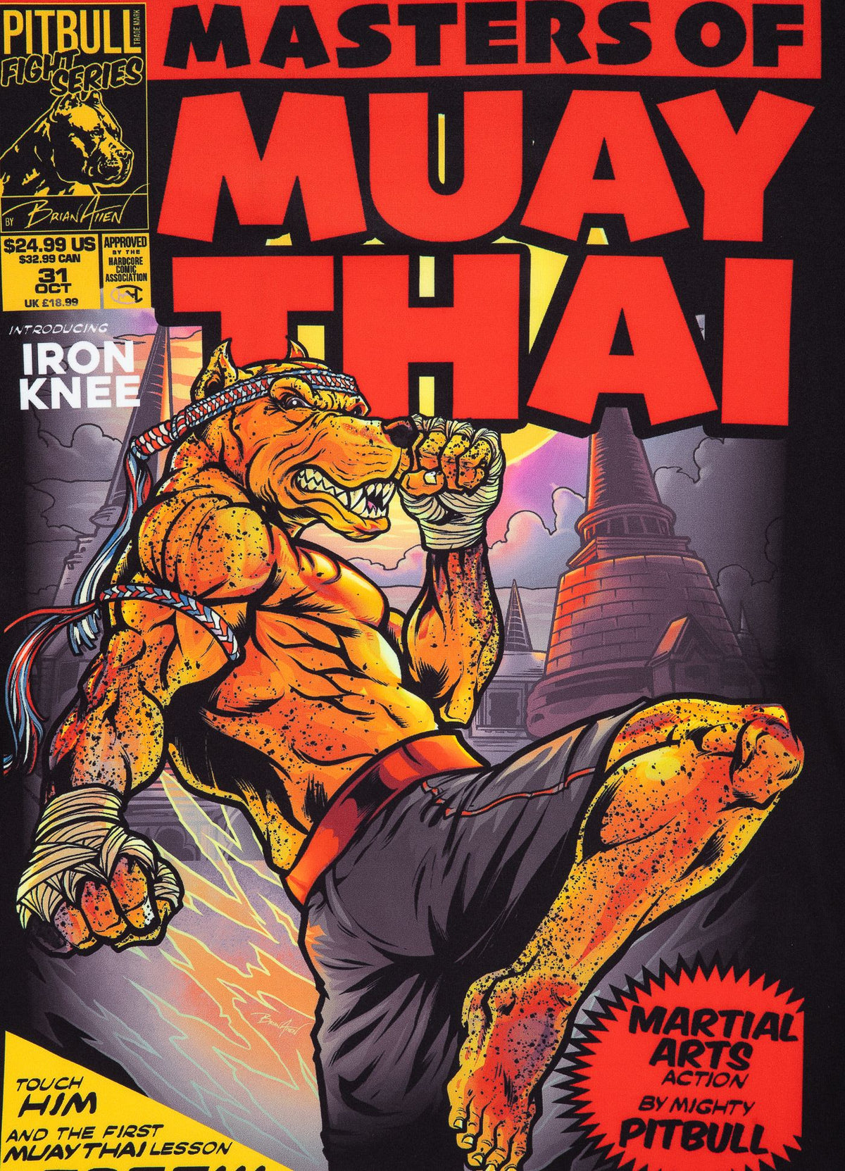 T-Shirt Mesh Performance Pro plus Masters Of Muay Thai