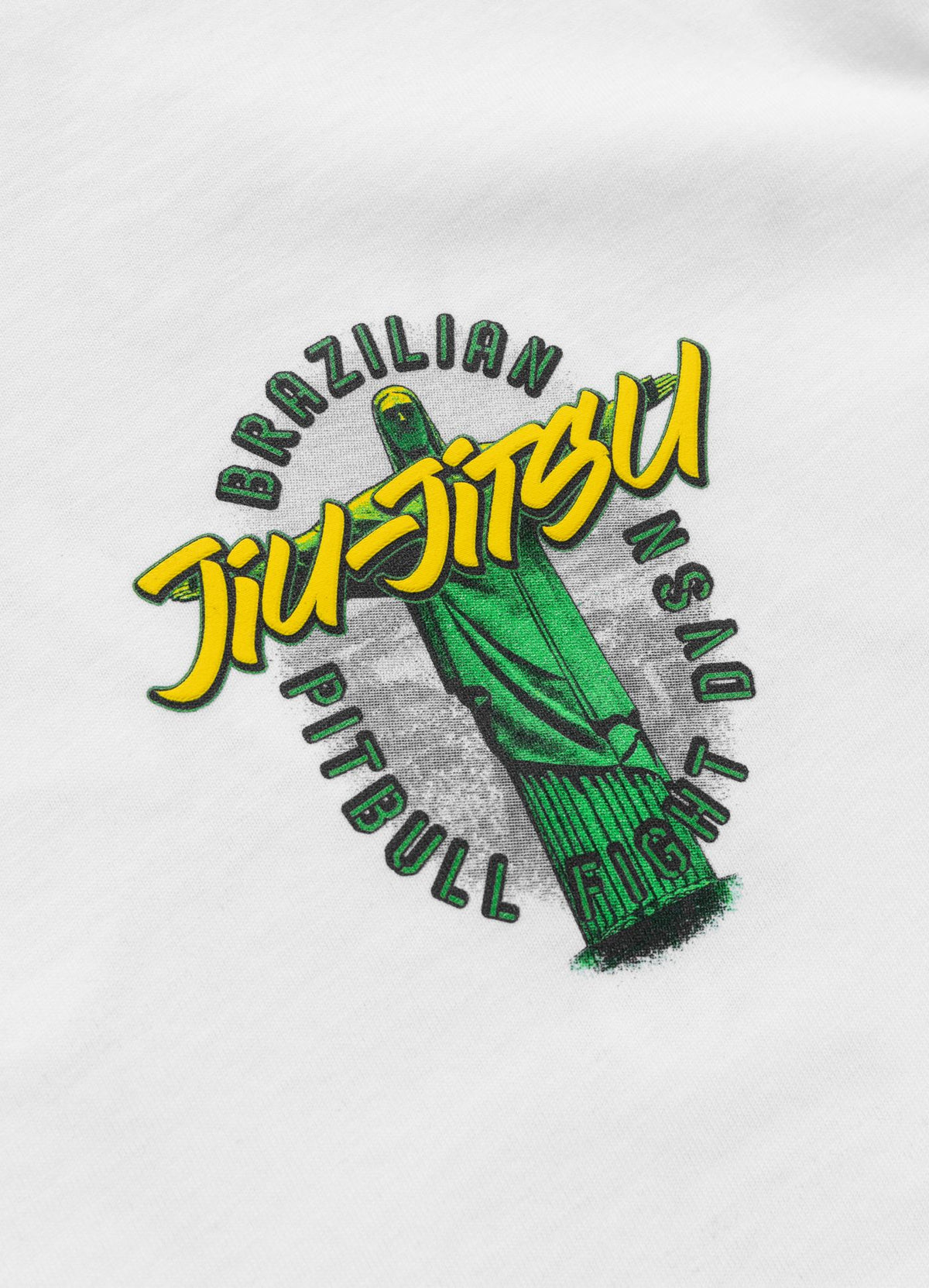 Men's T-Shirt BJJ FIGHT DVSN - White