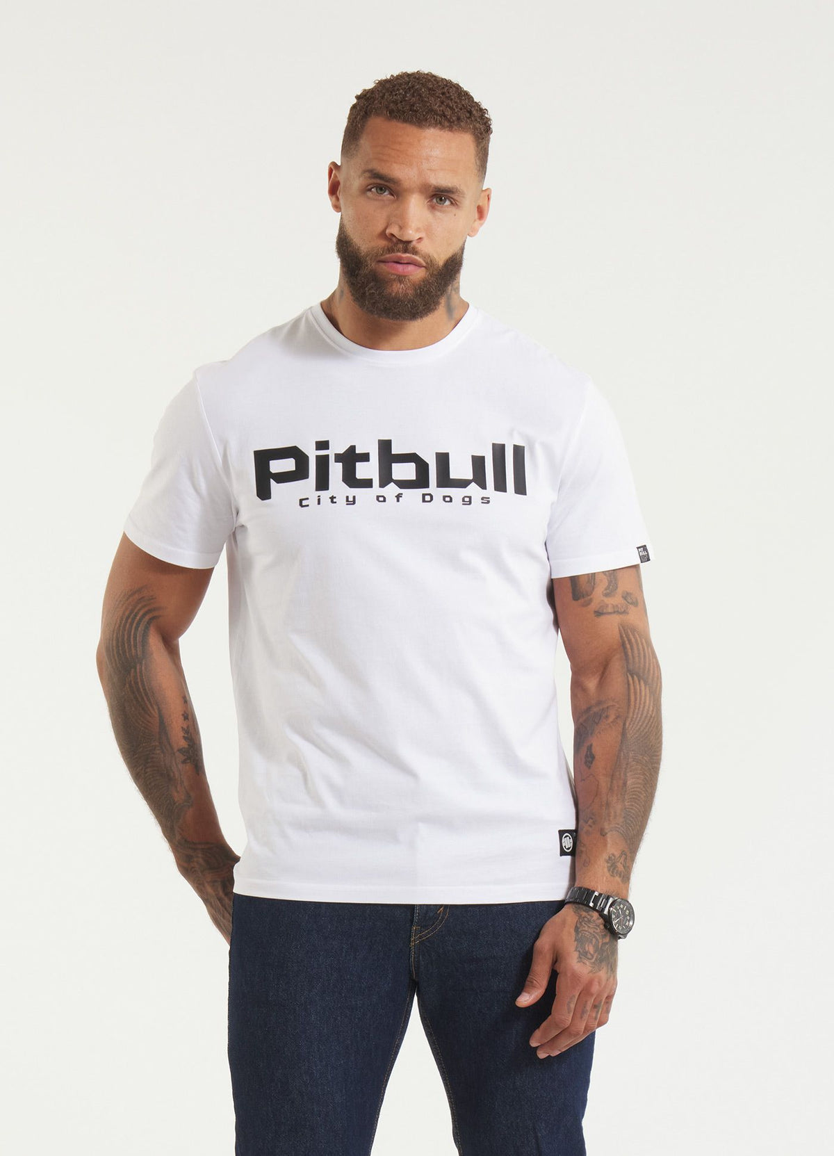 Men&#39;s T-Shirt CITY OF DOGS - White