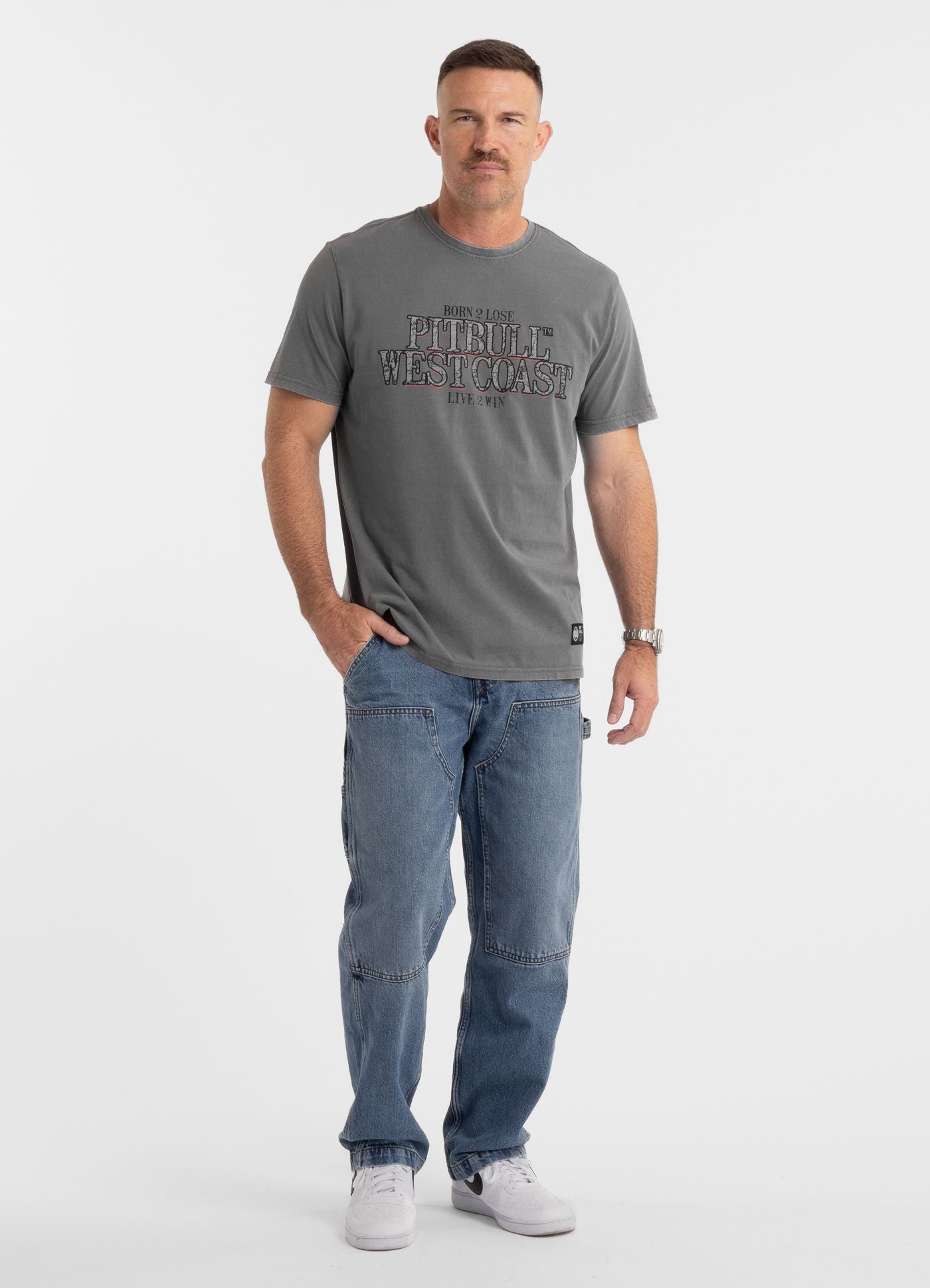 Shirt Ace Pitbull West Coast T Shirt Buy Men's T-Shirt Denim