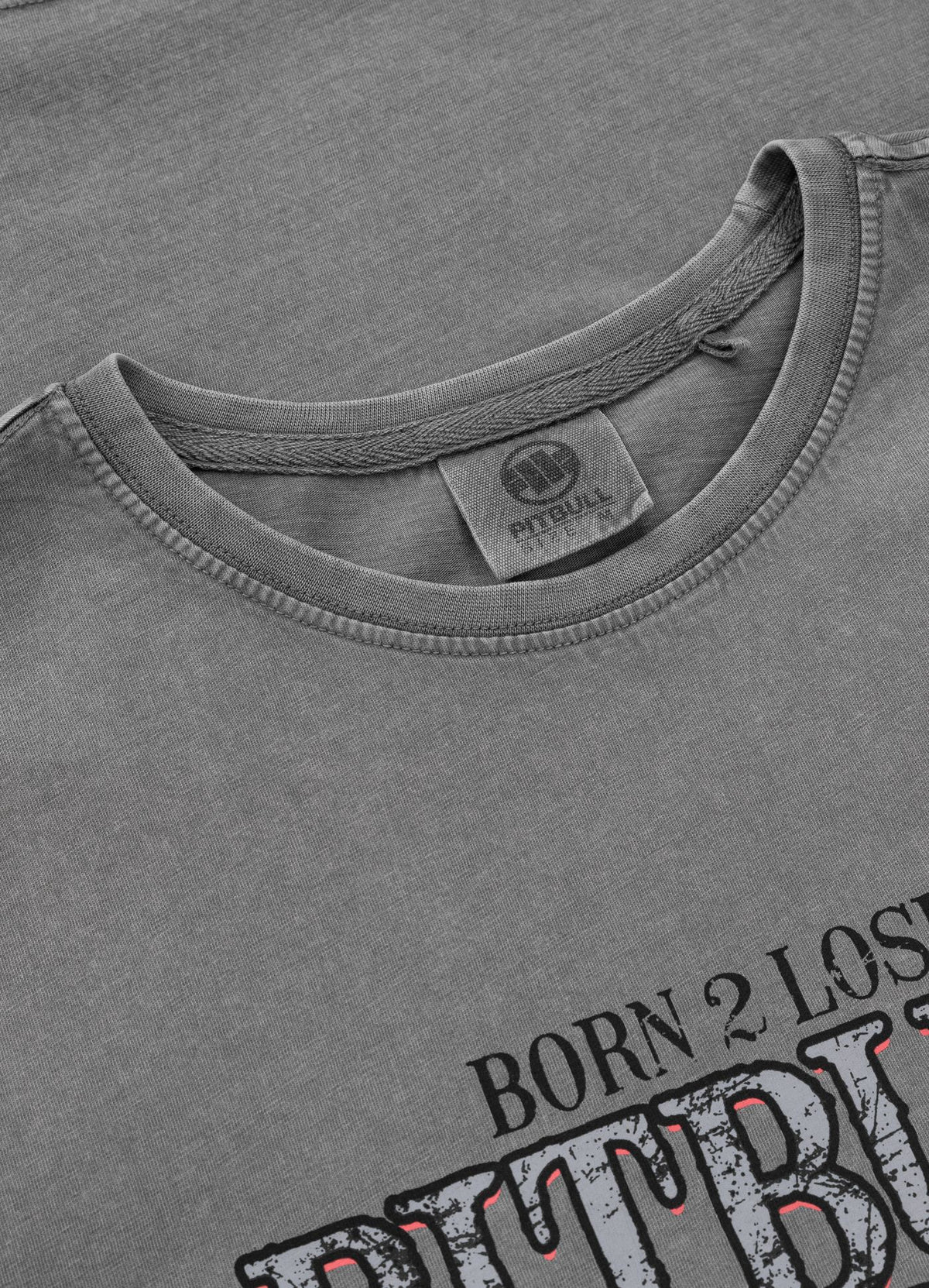 Men&#39;s T-Shirt Denim Washed ACE OF SPADES II - Gray