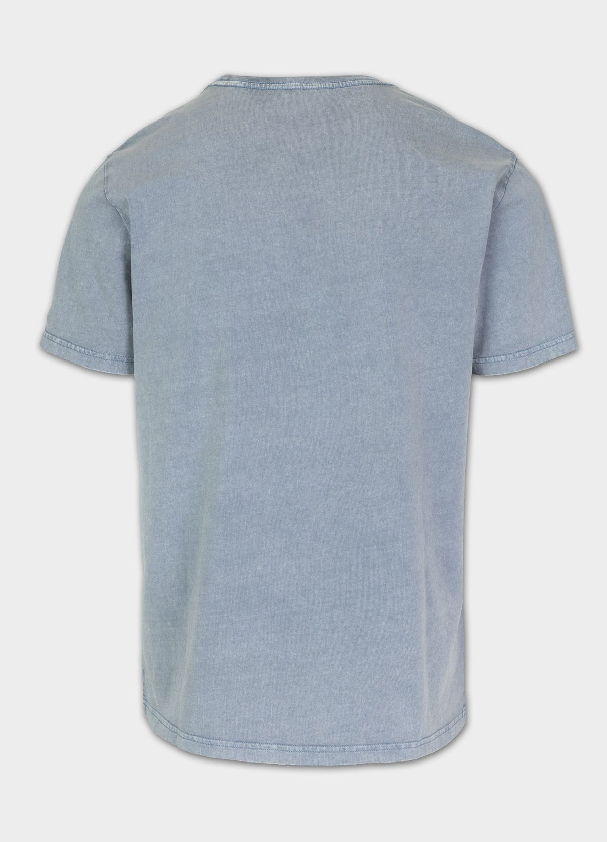 Men&#39;s T-Shirt Denim Washed OPEN BEACH - Light blue